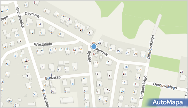 Bojano, Sychty Bernarda, ks. dr., 12, mapa Bojano