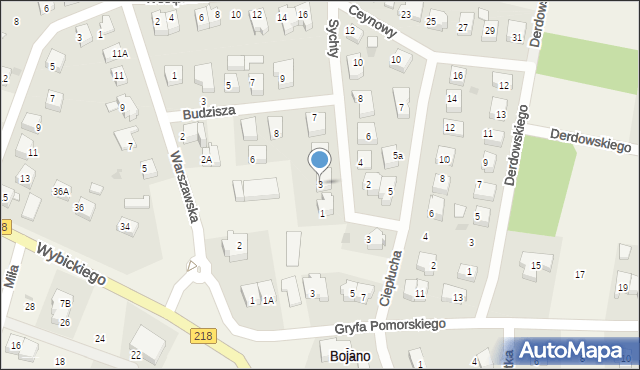 Bojano, Sychty Bernarda, ks. dr., 3, mapa Bojano