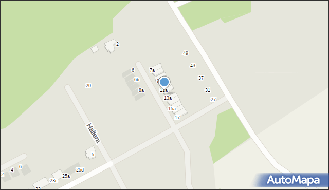 Bolesławiec, Sybiraków, 11b, mapa Bolesławca