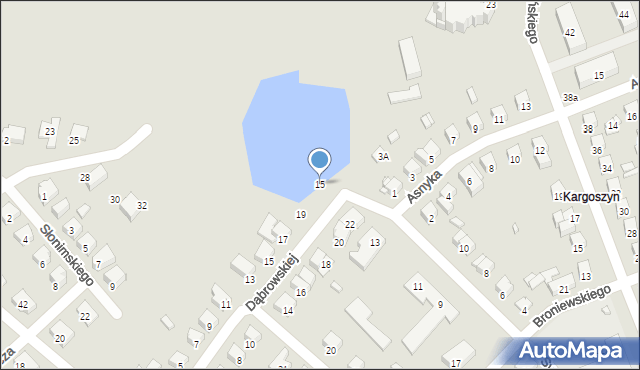 Ciechanów, Sygietyńskiego Tadeusza, 15, mapa Ciechanów