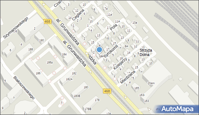 Gdańsk, Syrokomli Władysława, 20, mapa Gdańska