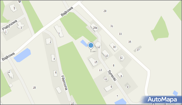 Grabowiec, Syrenki, 17, mapa Grabowiec