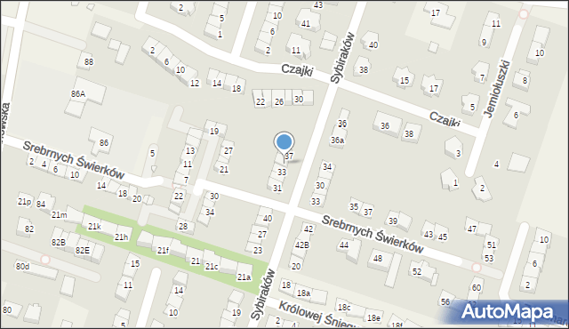 Julianów, Sybiraków, 35, mapa Julianów