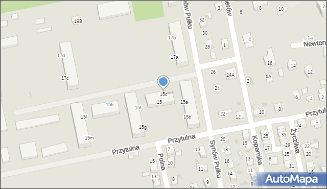 Kędzierzyn-Koźle, Synów Pułku, 15c, mapa Kędzierzyna-Koźle