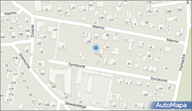 Kobyłka, Syrokomli Władysława, 1ab, mapa Kobyłka