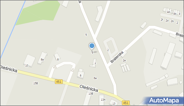 Namysłów, Sycowska, 3, mapa Namysłów