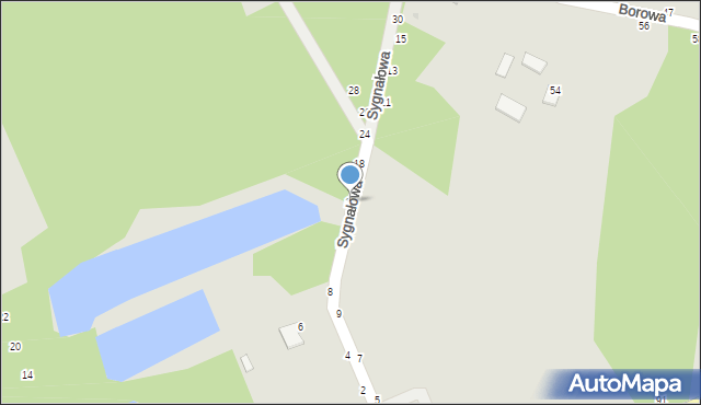 Nowa Dęba, Sygnałowa, 16, mapa Nowa Dęba