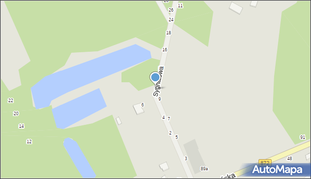 Nowa Dęba, Sygnałowa, 8, mapa Nowa Dęba