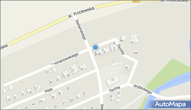 Pelplin, Sychty Bernarda, ks. dr., 1, mapa Pelplin