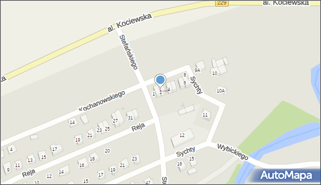 Pelplin, Sychty Bernarda, ks. dr., 2, mapa Pelplin