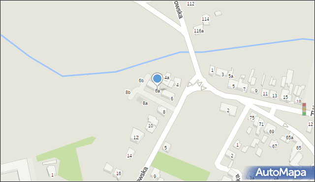 Poznań, Sycowska, 6a, mapa Poznania