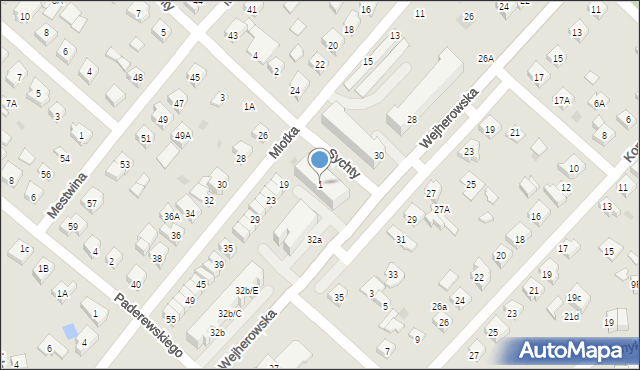 Puck, Sychty Bernarda, ks. dr., 1, mapa Puck