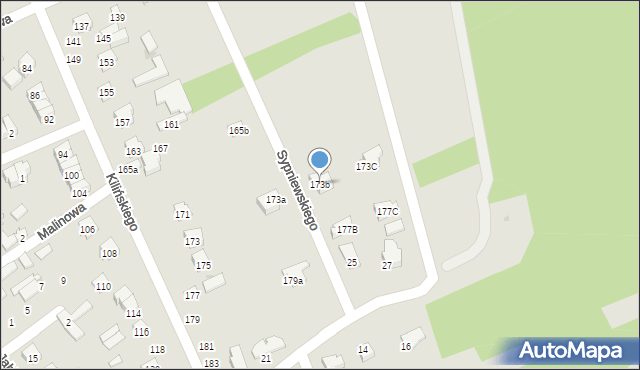 Puławy, Sypniewskiego Józefa, 37, mapa Puław