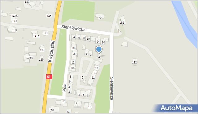 Pułtusk, Syrokomli Władysława, 4, mapa Pułtusk