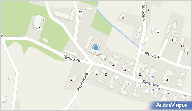 Rudnik, Sylwestra, 48, mapa Rudnik