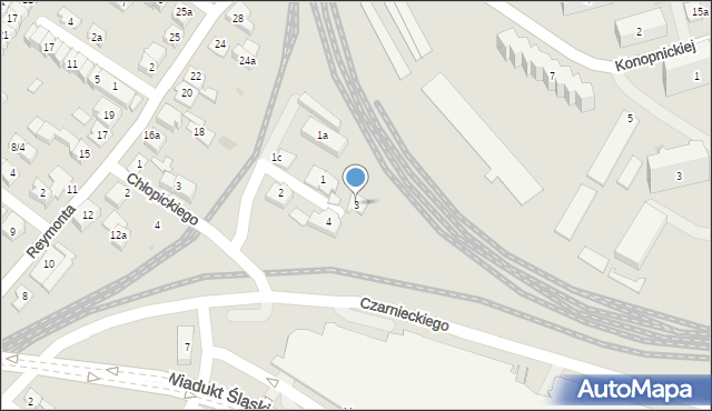 Rzeszów, Syrokomli Władysława, 3, mapa Rzeszów