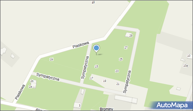 Stefanówka, Sympatyczna, 13, mapa Stefanówka