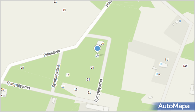 Stefanówka, Sympatyczna, 27, mapa Stefanówka