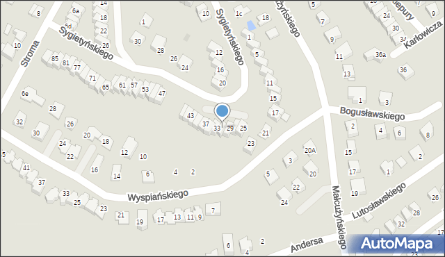 Świecie, Sygietyńskiego, 31, mapa Świecie