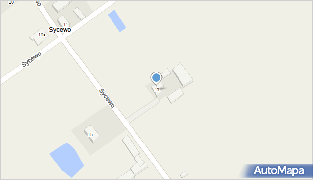Sycewo, Sycewo, 13, mapa Sycewo