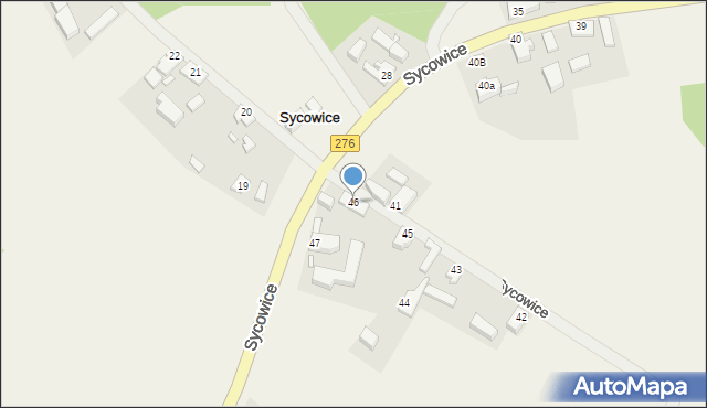 Sycowice, Sycowice, 46, mapa Sycowice