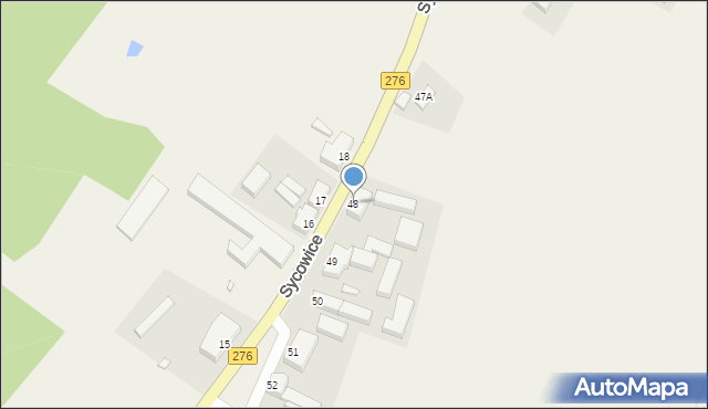 Sycowice, Sycowice, 48, mapa Sycowice