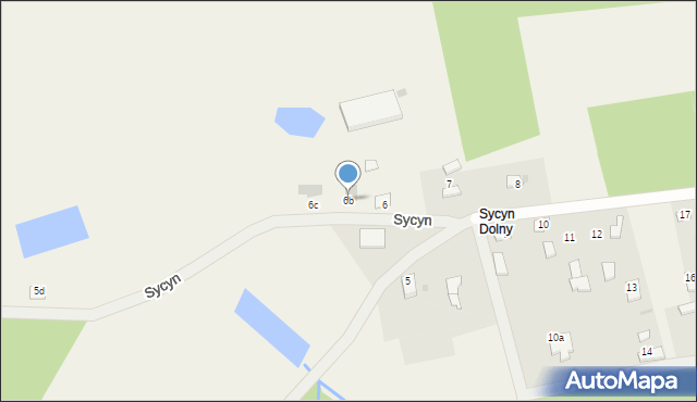 Sycyn, Sycyn, 6b, mapa Sycyn