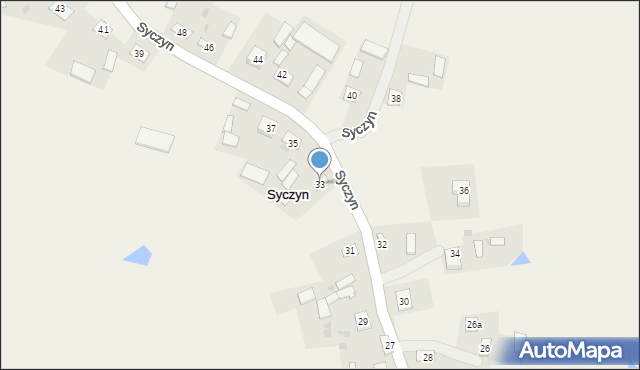 Syczyn, Syczyn, 33, mapa Syczyn
