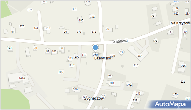 Sygneczów, Sygneczów, 250, mapa Sygneczów