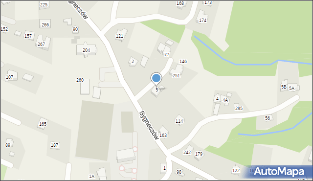 Sygneczów, Sygneczów, 3, mapa Sygneczów