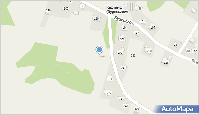 Sygneczów, Sygneczów, 366, mapa Sygneczów