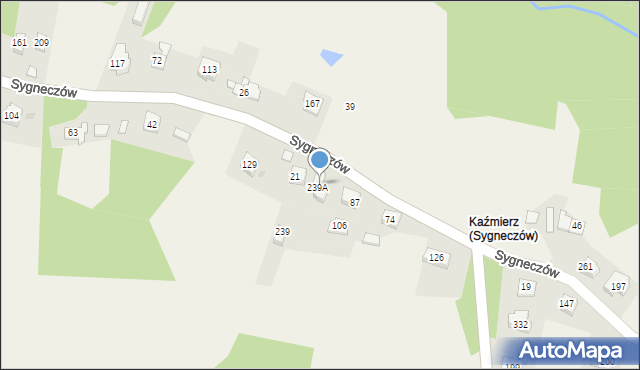 Sygneczów, Sygneczów, 96, mapa Sygneczów