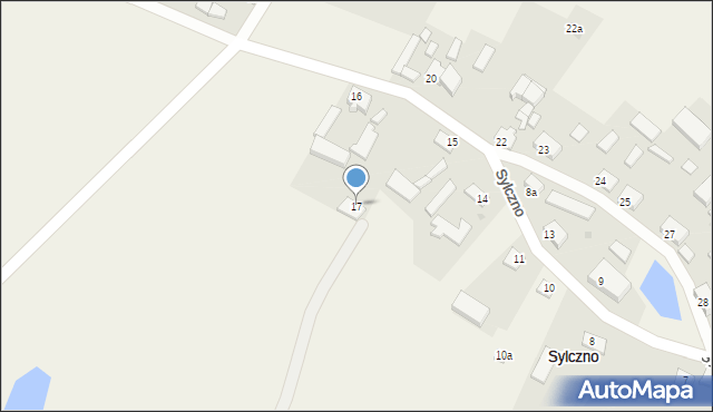 Sylczno, Sylczno, 17, mapa Sylczno