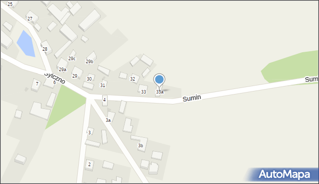 Sylczno, Sylczno, 33a, mapa Sylczno