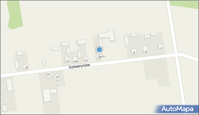 Sylwerynów, Sylwerynów, 10, mapa Sylwerynów