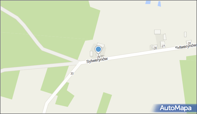 Sylwerynów, Sylwerynów, 29, mapa Sylwerynów