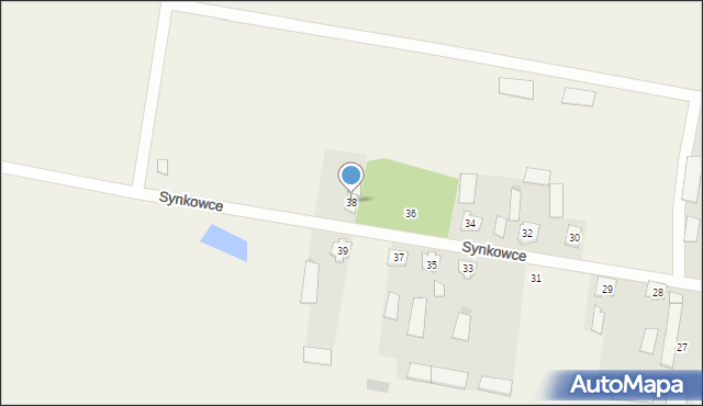 Synkowce, Synkowce, 38, mapa Synkowce