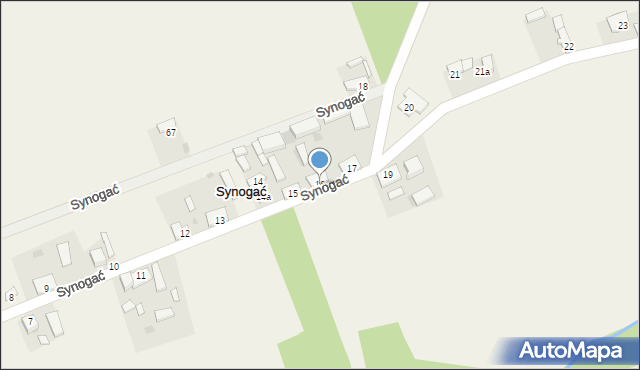 Synogać, Synogać, 16, mapa Synogać