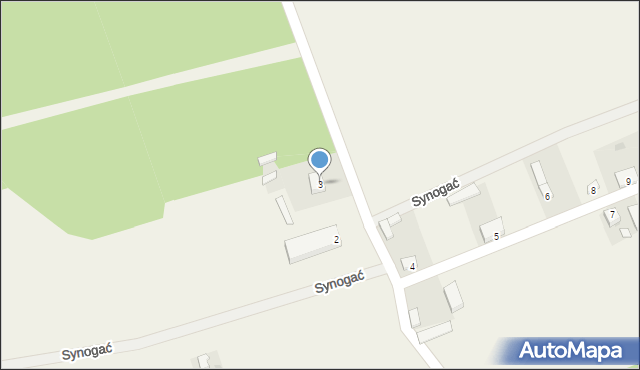 Synogać, Synogać, 3, mapa Synogać