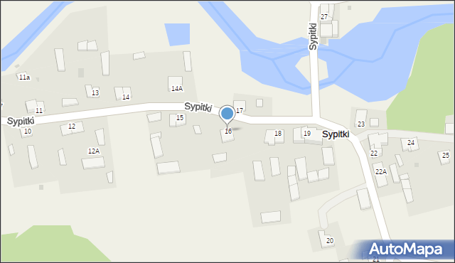 Sypitki, Sypitki, 16, mapa Sypitki