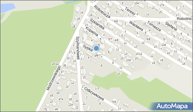 Tomaszów Mazowiecki, Sypka, 4/6, mapa Tomaszów Mazowiecki