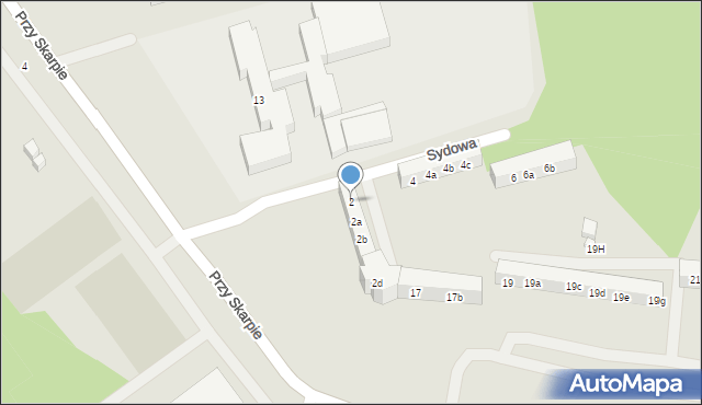 Toruń, Sydowa Mariana, 2, mapa Torunia