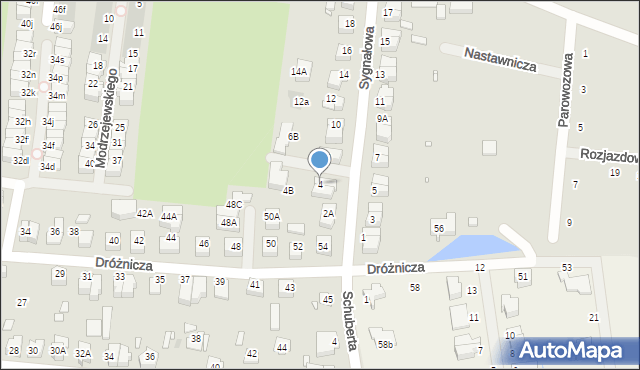 Wrocław, Sygnałowa, 4, mapa Wrocławia