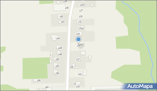 Adamów, Szkolna, 135, mapa Adamów