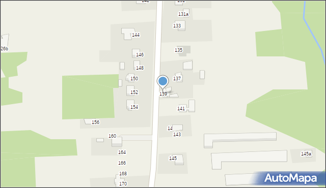 Adamów, Szkolna, 139, mapa Adamów