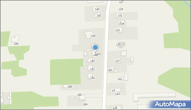 Adamów, Szkolna, 148, mapa Adamów