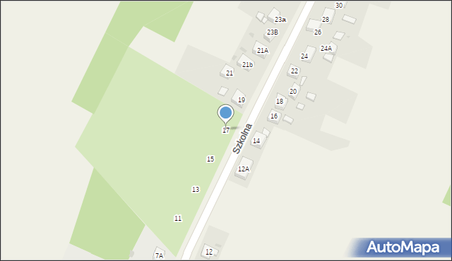 Adamowice, Szkolna, 17, mapa Adamowice