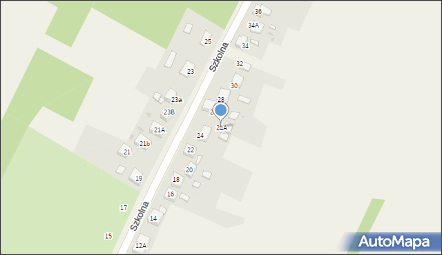 Adamowice, Szkolna, 24A, mapa Adamowice