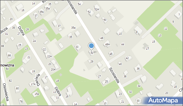 Adamowizna, Szoslanda K., 31, mapa Adamowizna