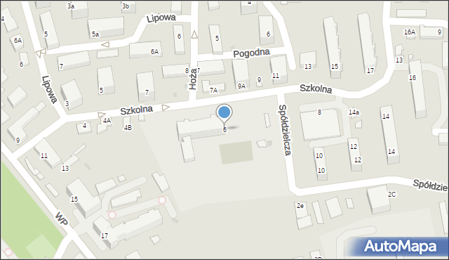 Aleksandrów Kujawski, Szkolna, 6, mapa Aleksandrów Kujawski